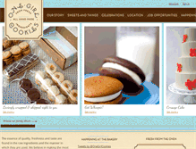 Tablet Screenshot of onegirlcookies.com